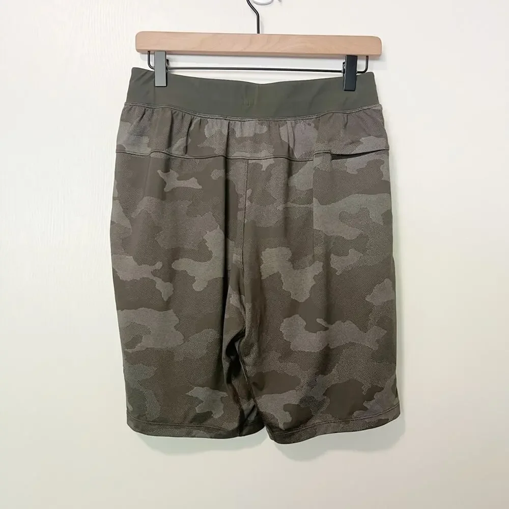 LULULEMON T.H.E. Short 9” Lined‎ in Green Camo Size Small - Picture 5 of 8
